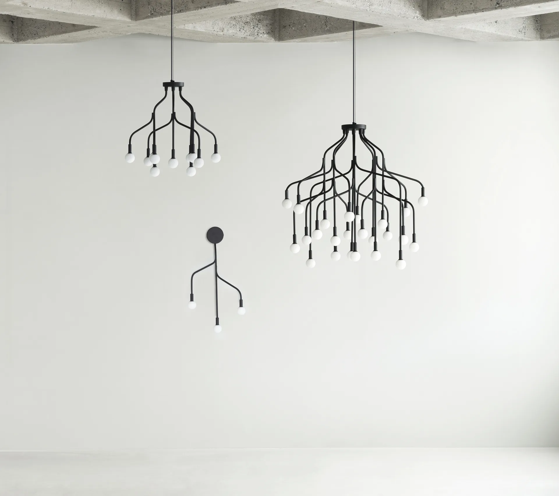 Φωτιστικό οροφής Vekst Small, Μαύρο Normann Copenhagen