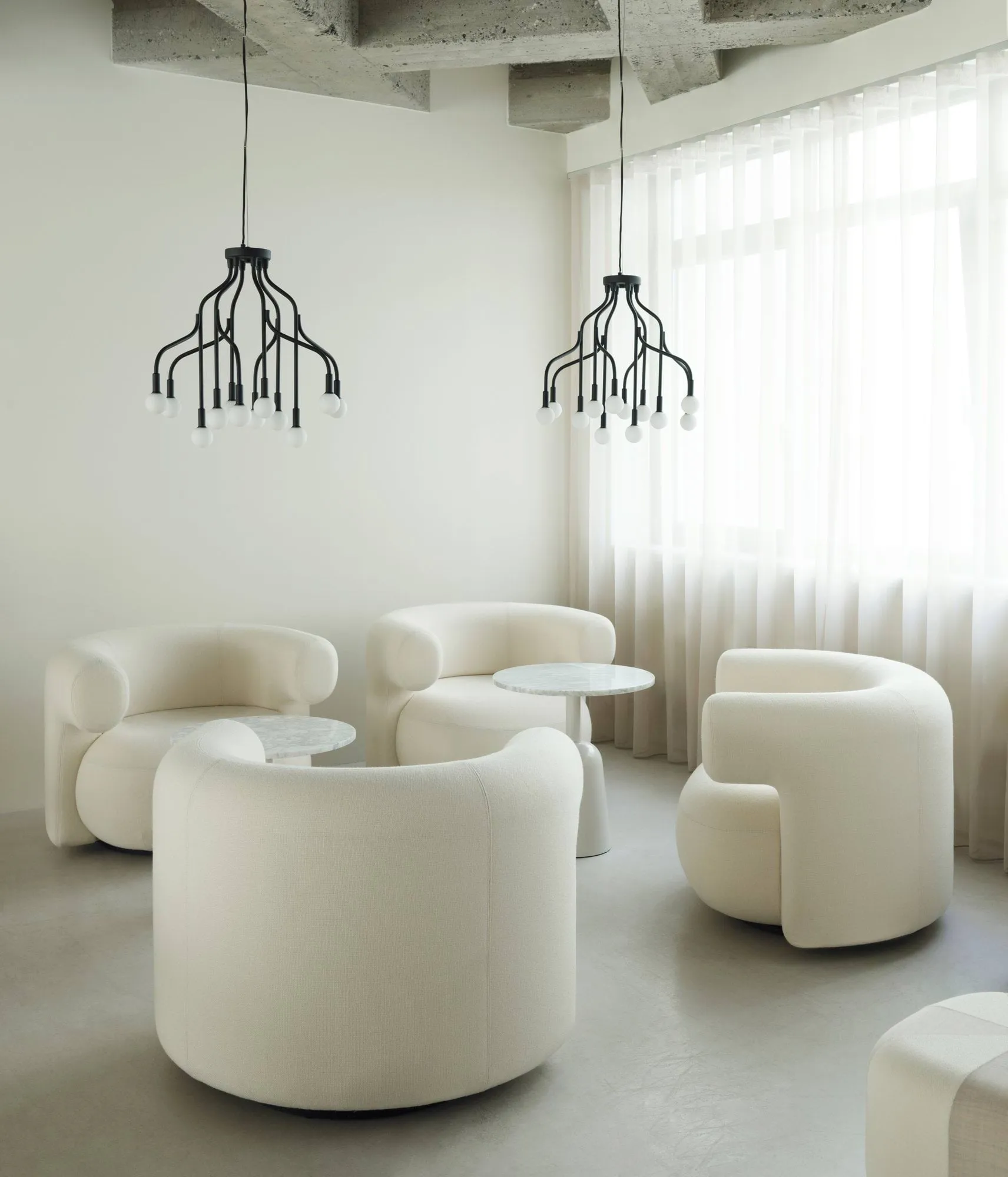 Φωτιστικό οροφής Vekst Small, Μαύρο Normann Copenhagen