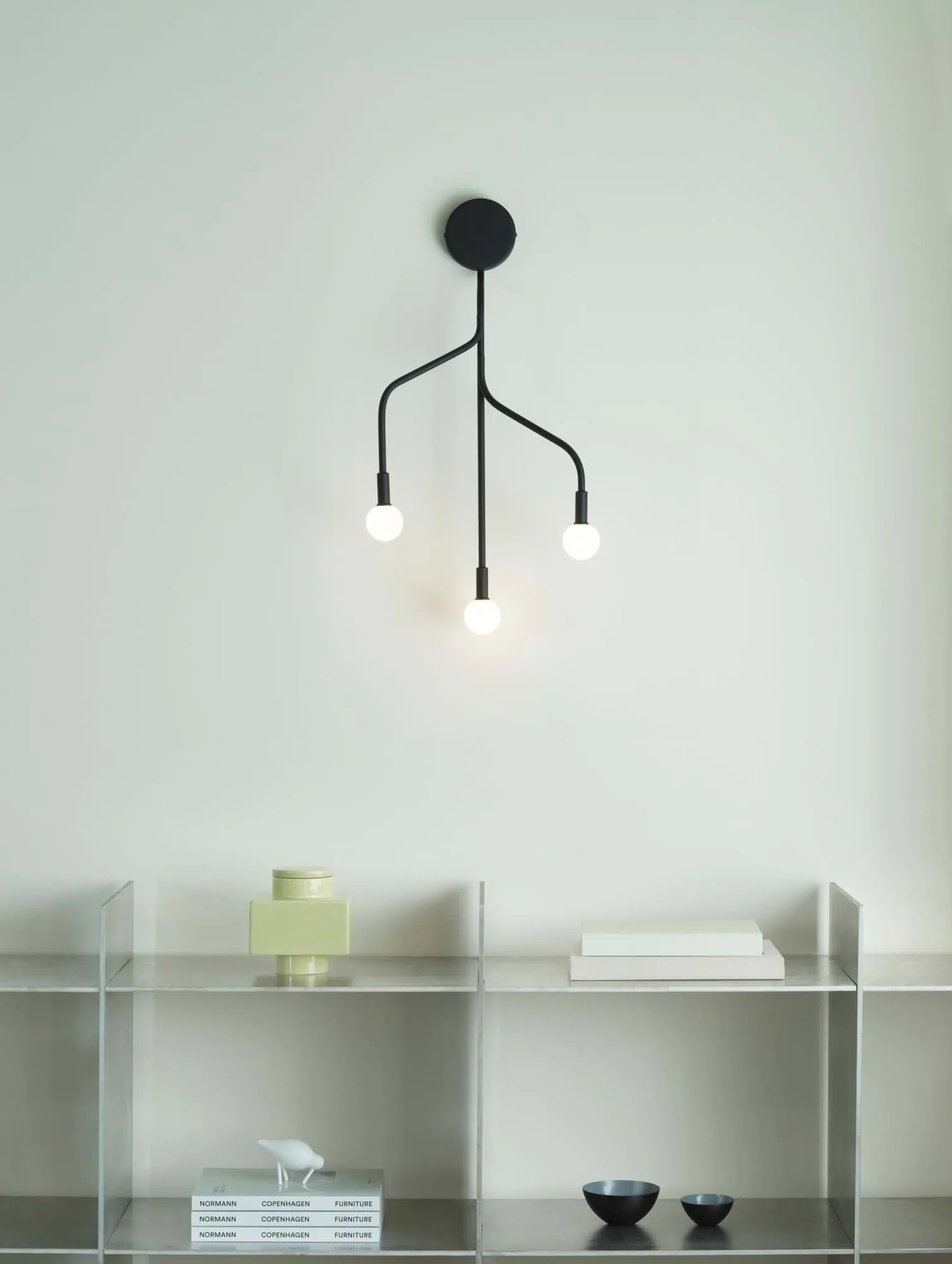 Φωτιστικό Τοίχου Vekst, Μαύρο Normann Copenhagen