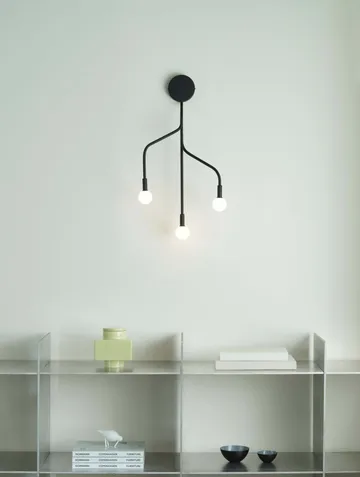 Φωτιστικό Τοίχου Vekst - Μαύρο - Normann Copenhagen