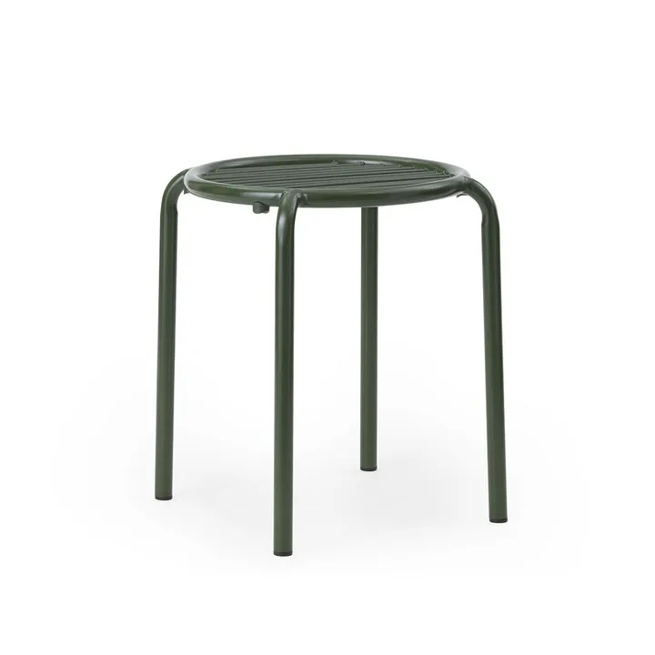 Vig στρογγυλό σκαμπό - Πράσινο, Ø41x46 cm - Normann Copenhagen