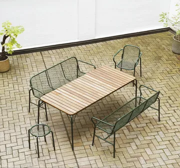 Vig στρογγυλό σκαμπό - Πράσινο, Ø41x46 cm - Normann Copenhagen