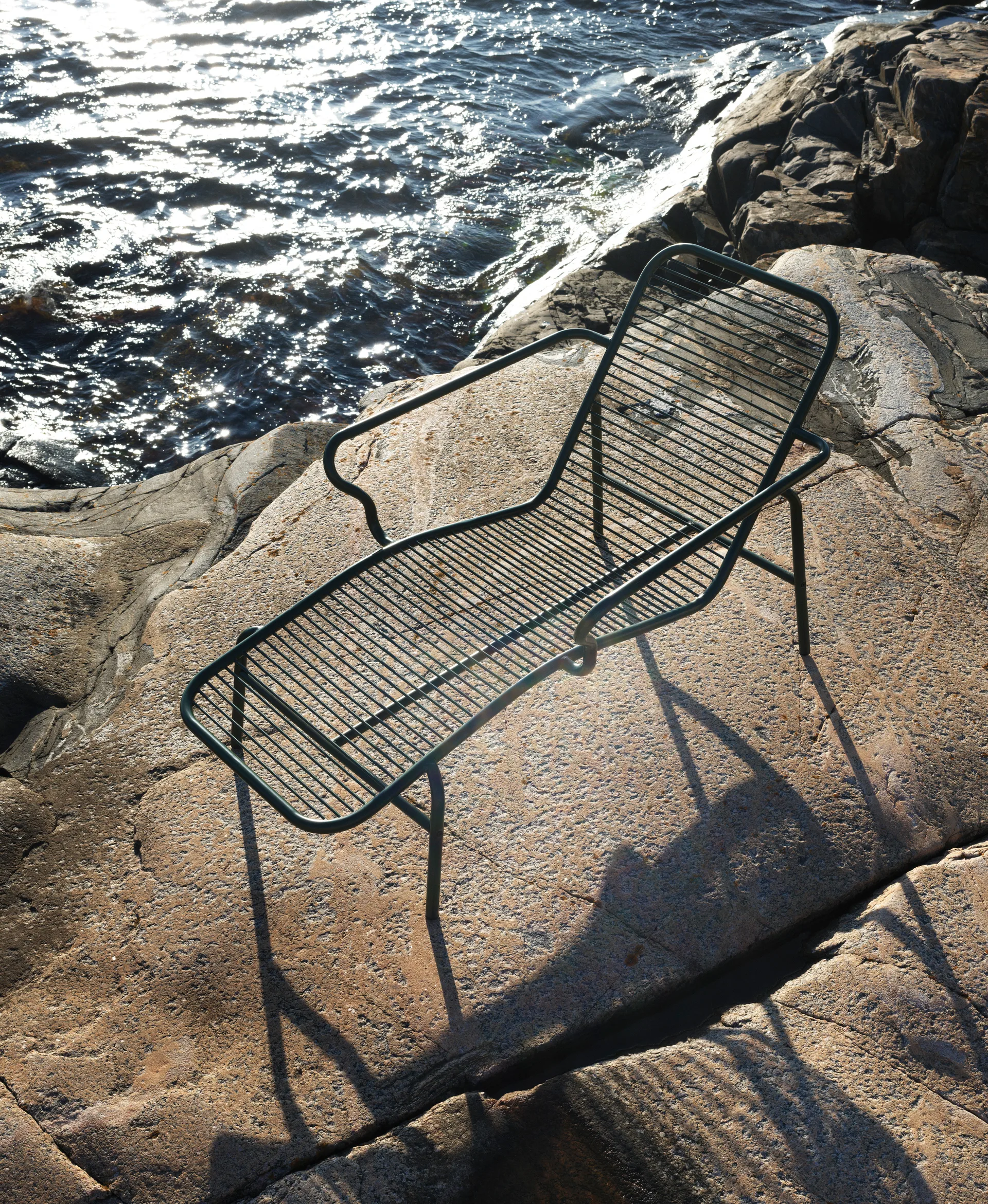 Vig Chaise Lounge ξαπλώστρα, Green Normann Copenhagen