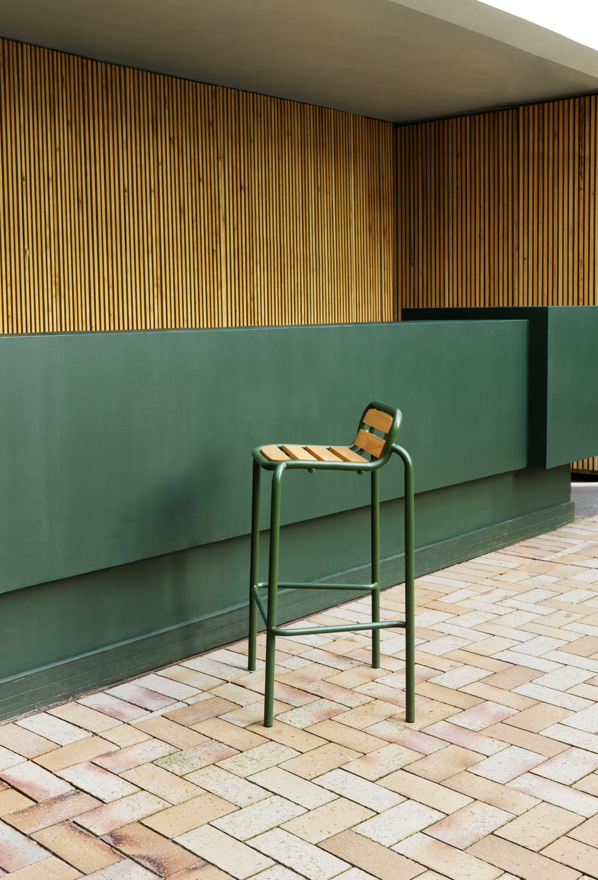 Vig Robinia σκαμπό μπαρ 75 εκ., Green Normann Copenhagen