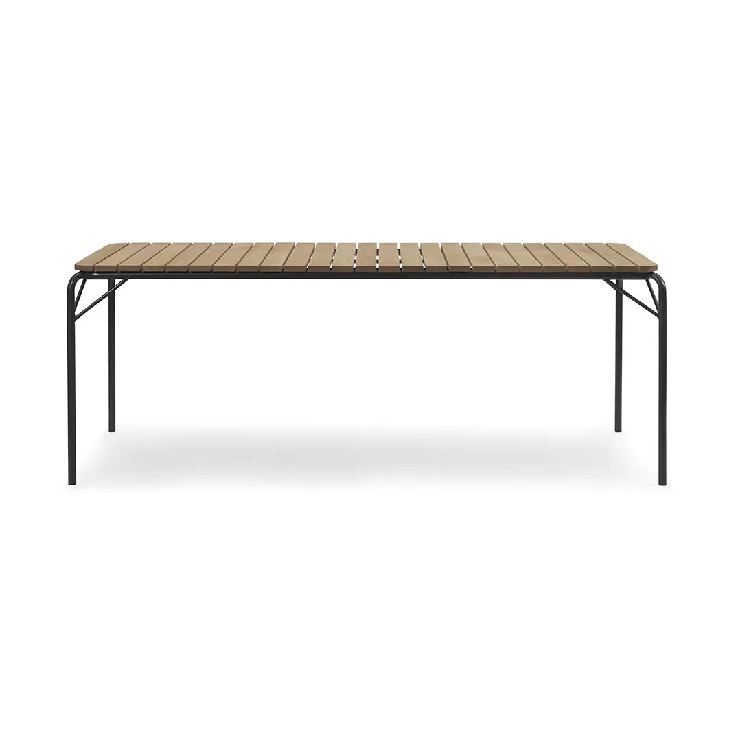 Τραπέζι Vig Robinia 90x200 εκ., Black Normann Copenhagen