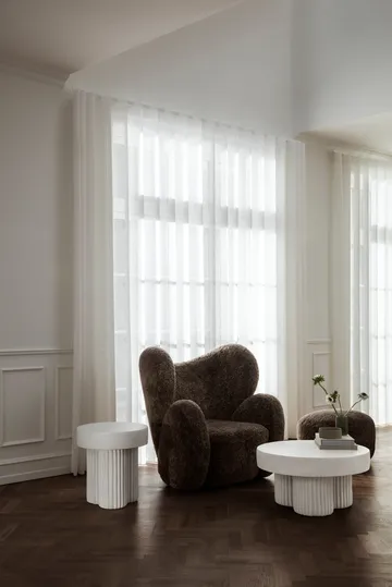 Τραπεζάκι σαλονιού Gear ύψους Ø45 cm - Clay, Ø45 εκ. - NORR11