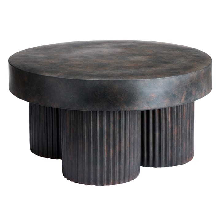 Τραπέζι σαλονιού Gear χαμηλό Ø70 cm - Earth (brown-black) - NORR11