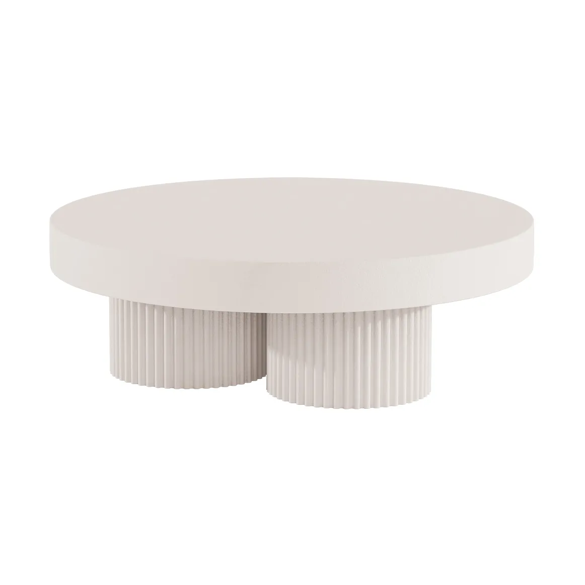 Gear τραπεζάκι σαλονιού, Chalk, Ø120 εκ. NORR11