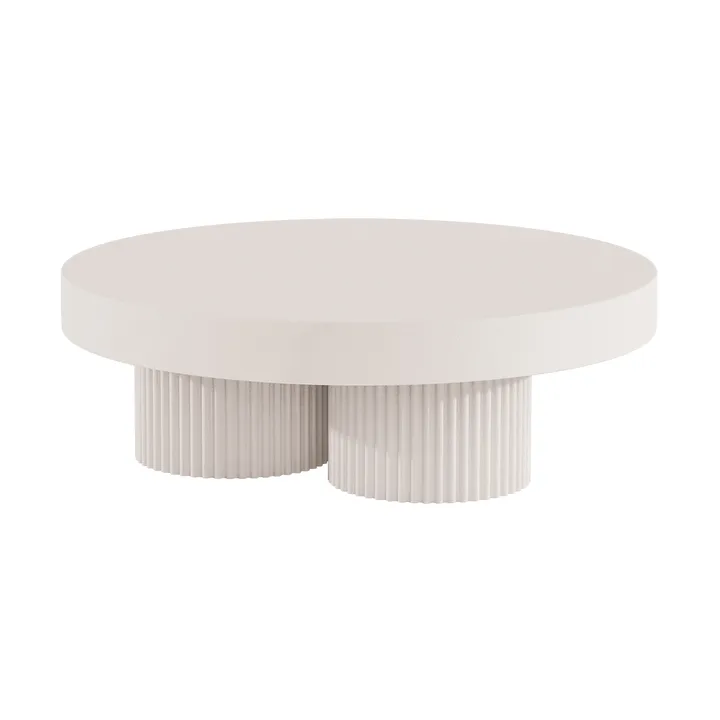 Gear τραπεζάκι σαλονιού - Chalk, Ø120 εκ. - NORR11