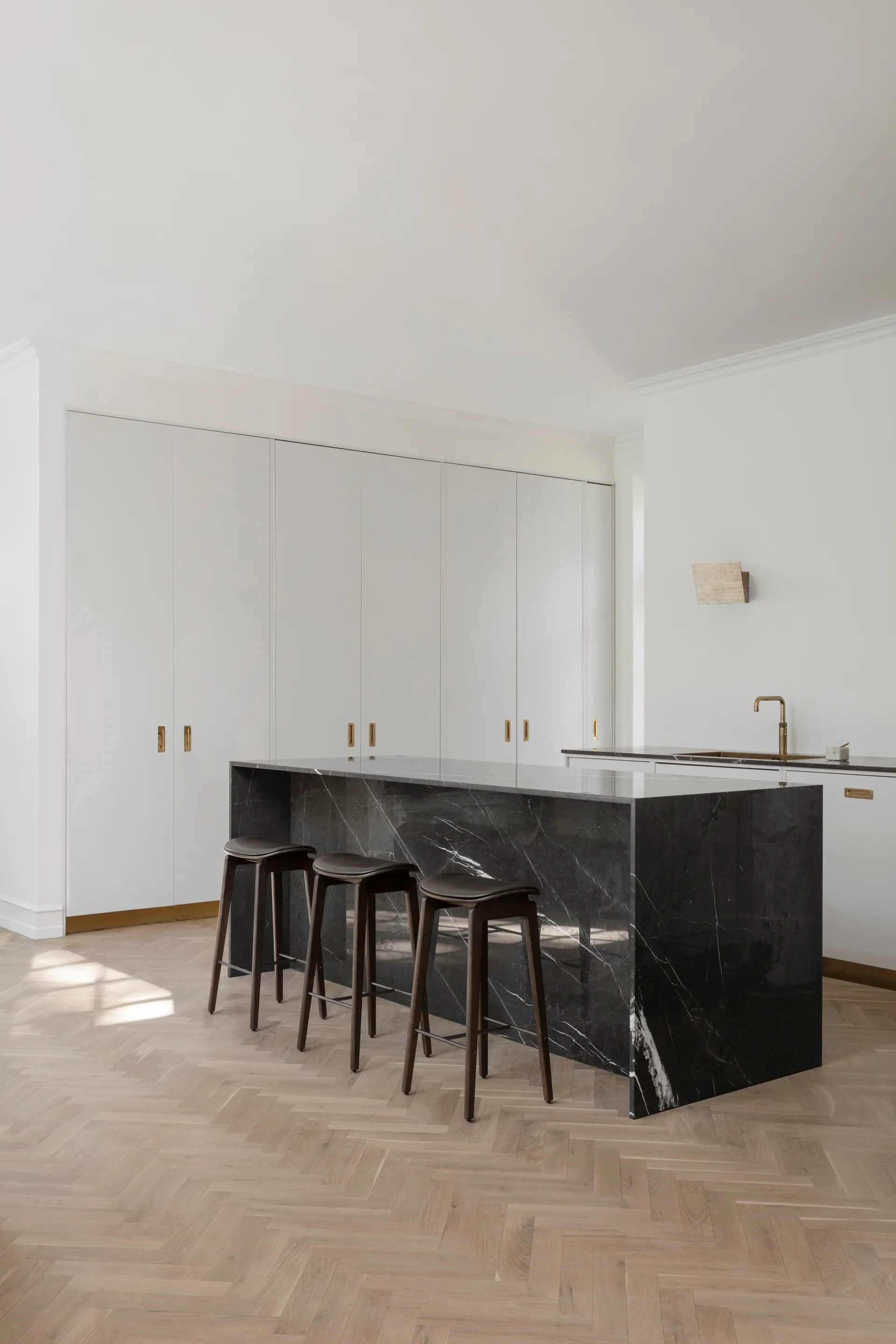 NY11 σκαμπό μπαρ, Ανοιχτή καπνισμένη δρυς, 75 εκ. NORR11