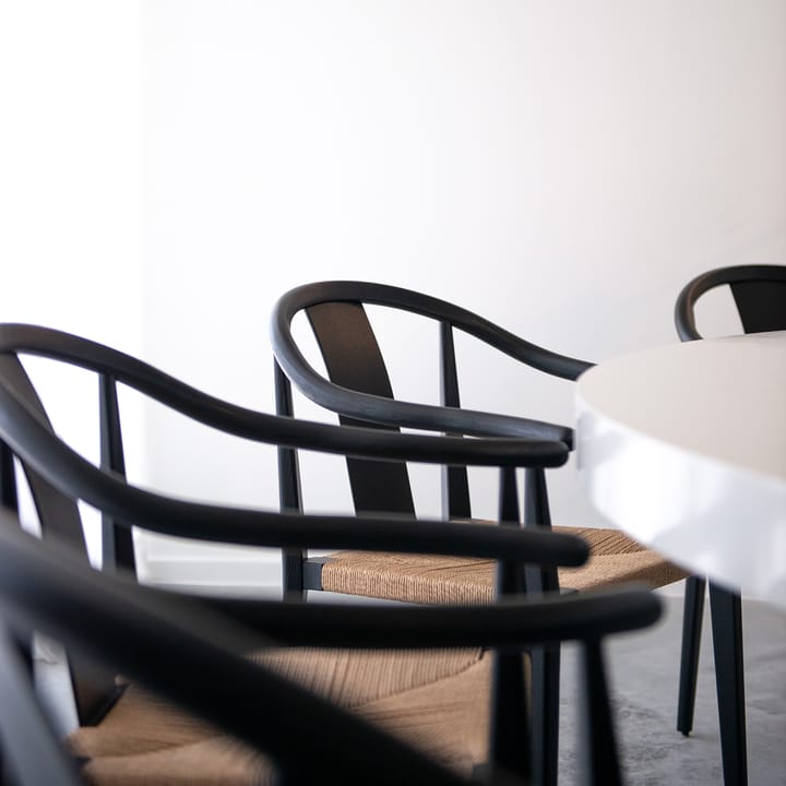 Καρέκλα Shanghai από φλαμουριά με μαύρο χρωματισμό - Φυσικό - NORR11