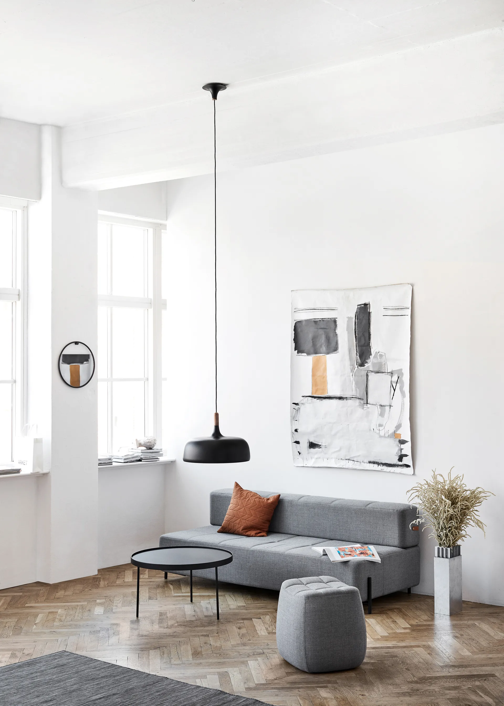 Acorn κρεμαστό φωτιστικό, Ματ μαύρο Northern