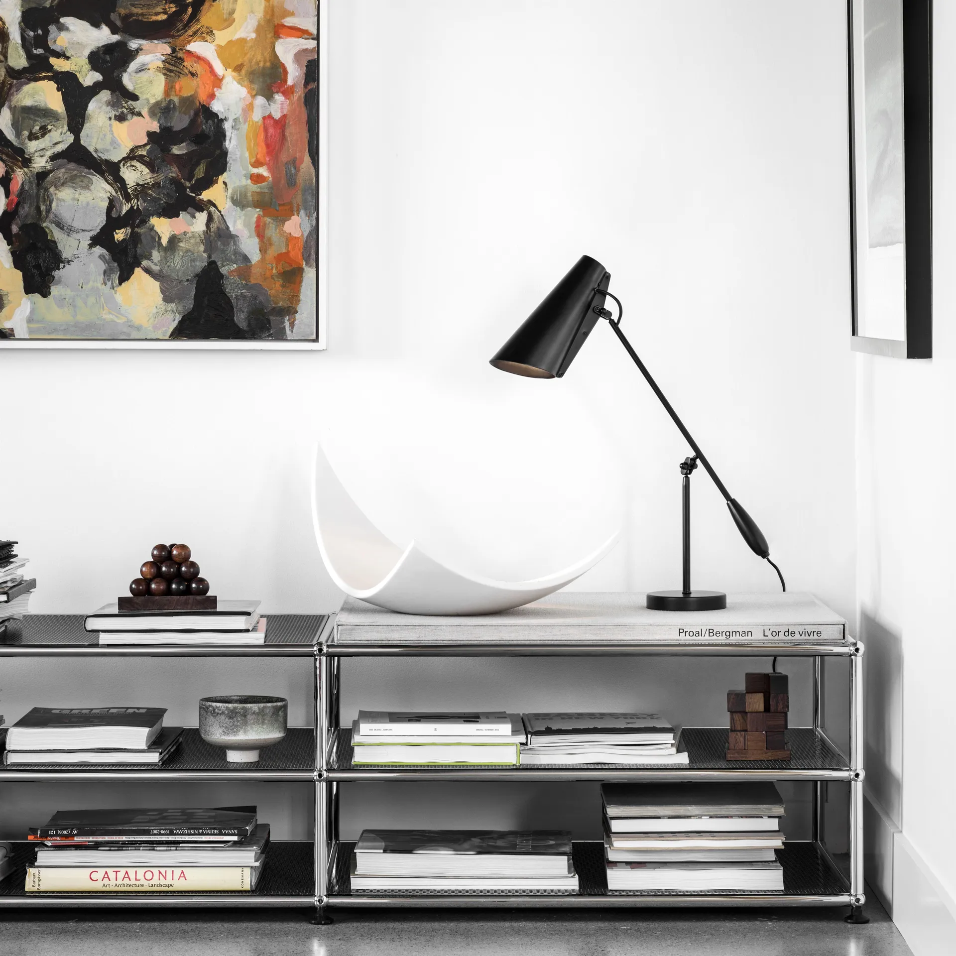 Birdy επιτραπέζιο φωτιστικό, μαύρο Northern