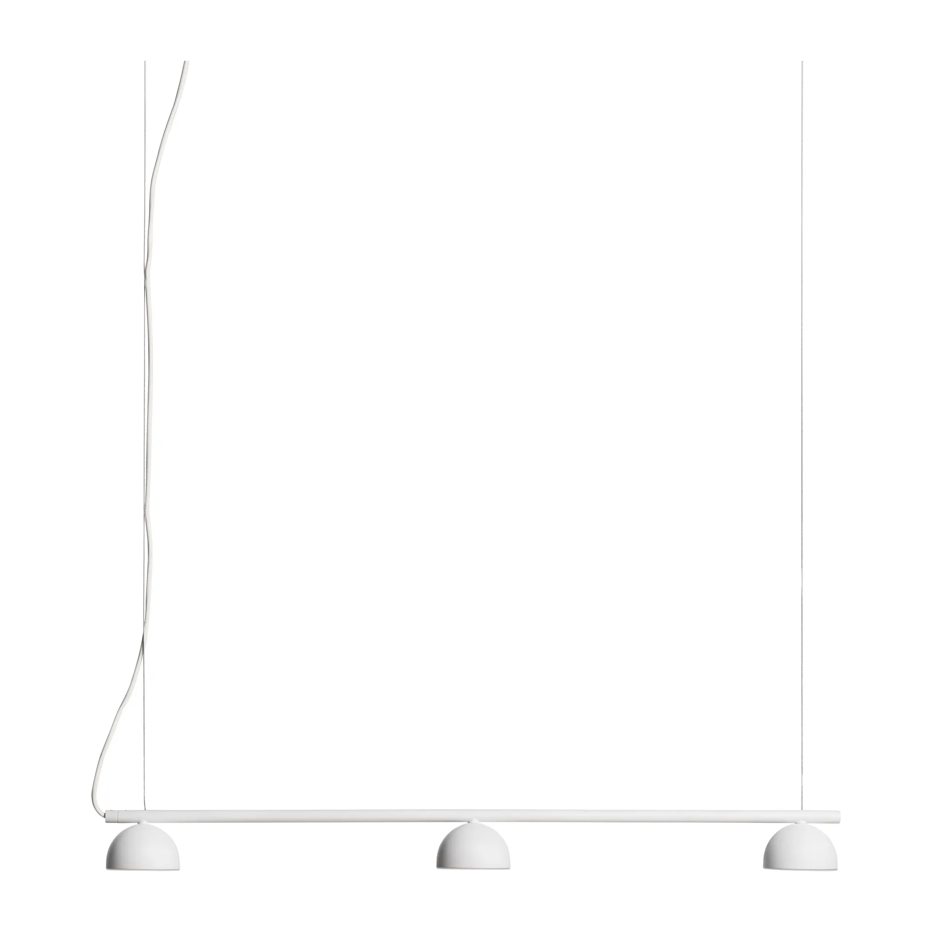 Φωτιστικό οροφής Blush Rail 3, Λευκό ματ Northern