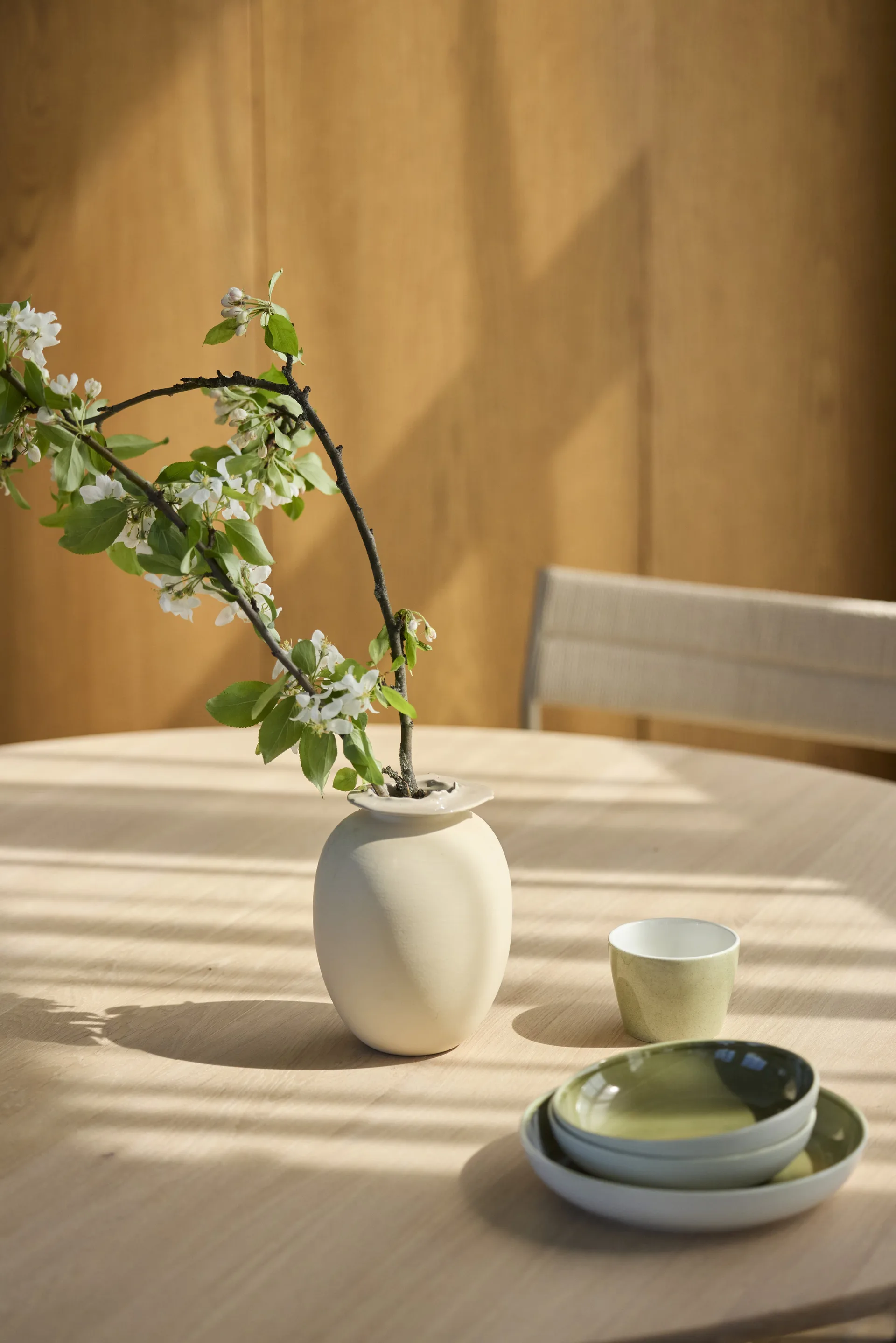 Expand τραπέζι φ140 εκ., Φωτεινό λαδωμένο δρυς Northern