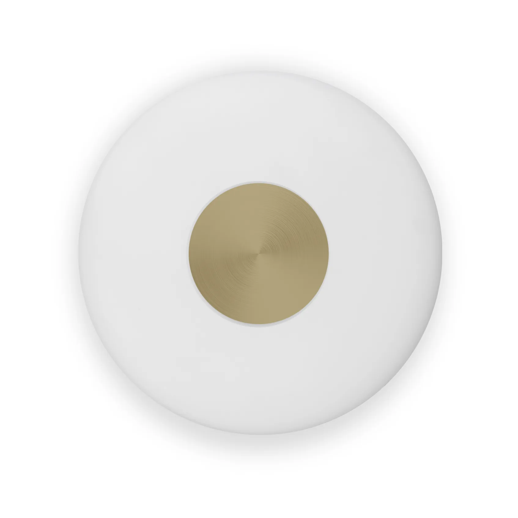 Glint απλίκα τοίχου Ø25 εκ., Οπάλ γυαλί λευκό Northern