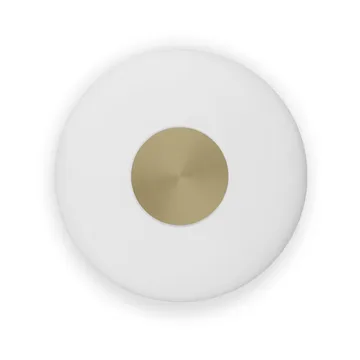 Glint απλίκα τοίχου Ø25 εκ. - Οπάλ γυαλί λευκό - Northern