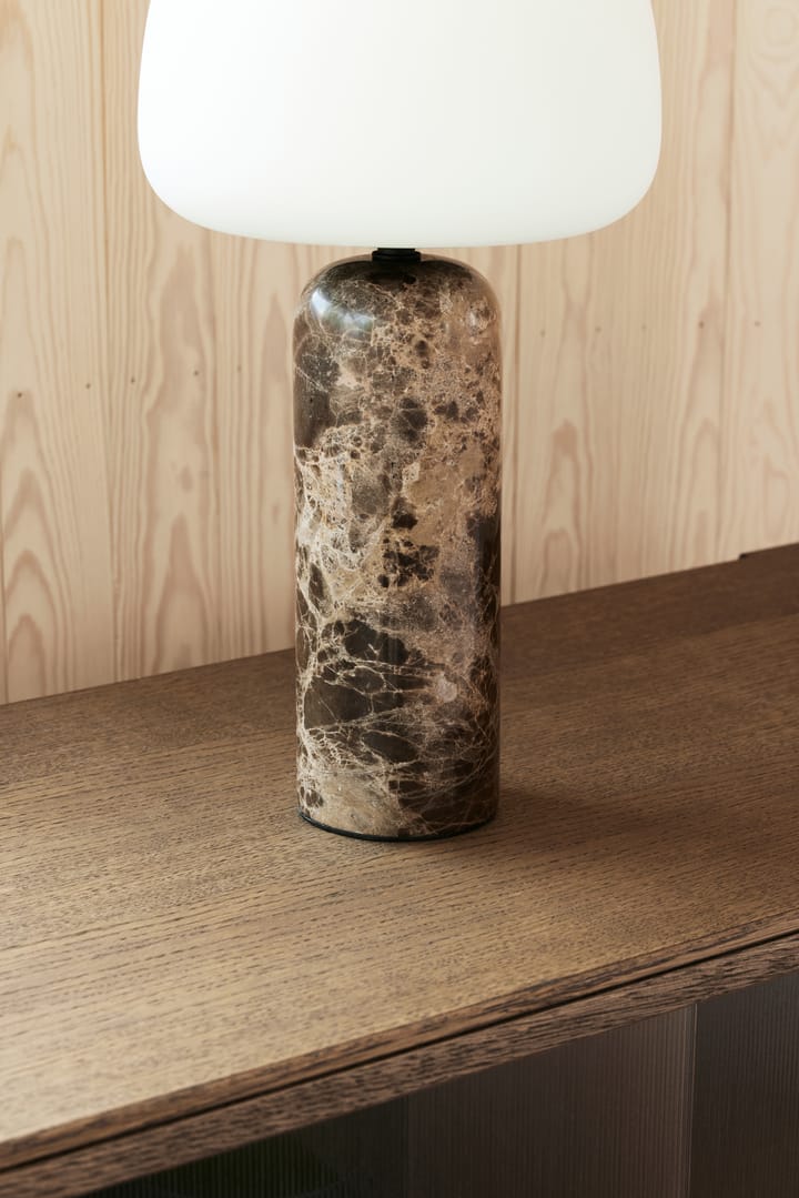 Kin επιτραπέζιο φωτιστικό 40 cm, Brown marble Northern
