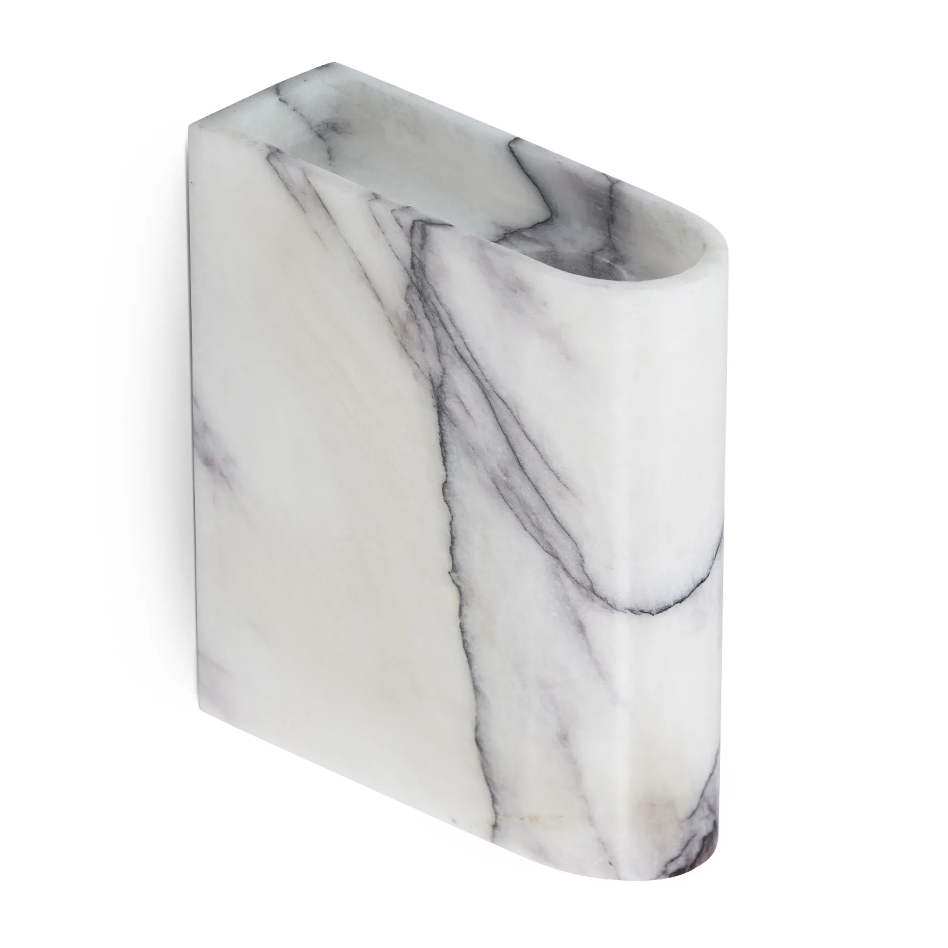 Κηροπήγιο Monolith, Mixed white marble Northern
