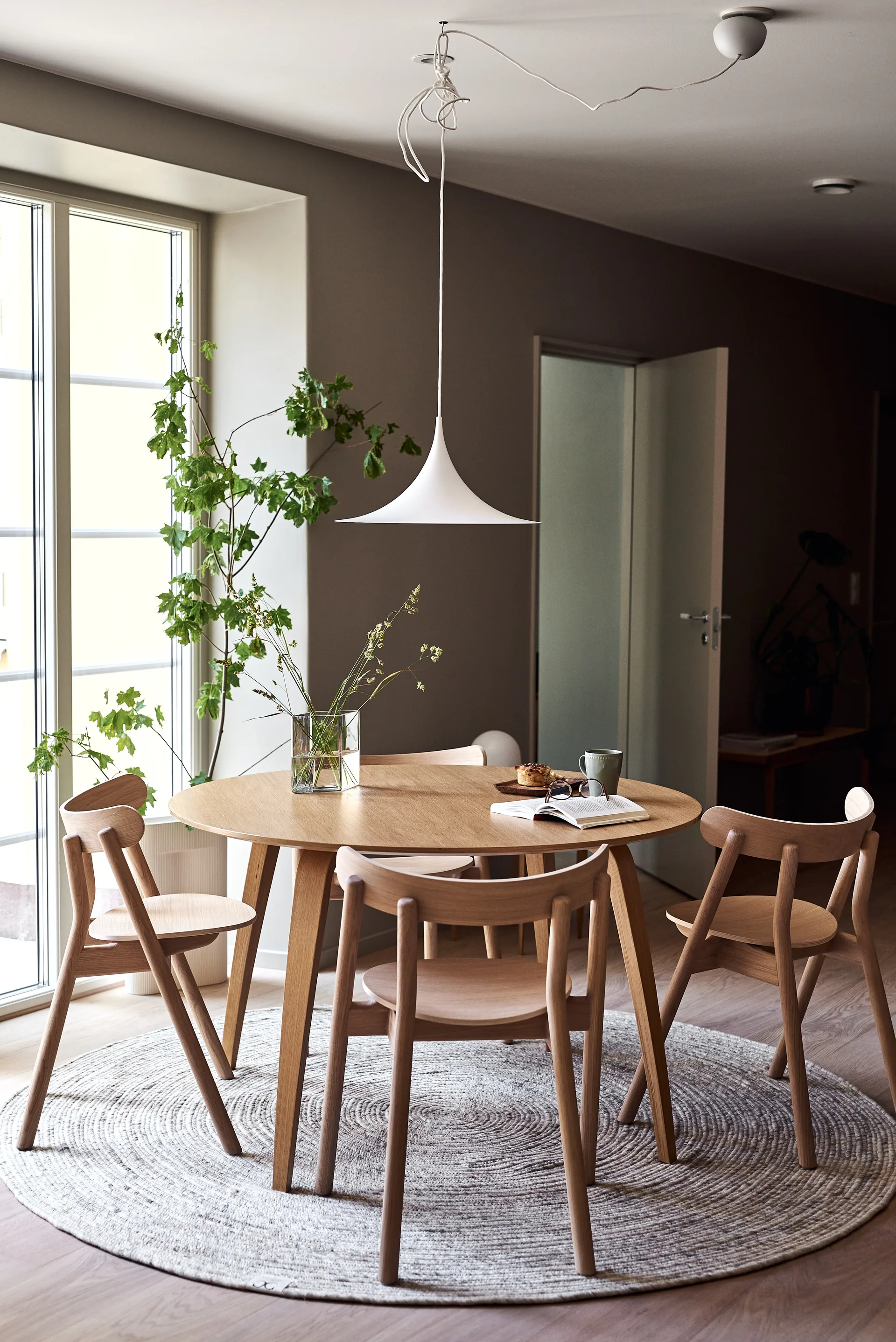 Oaki καρέκλα, φυσική βελανιδιά Northern