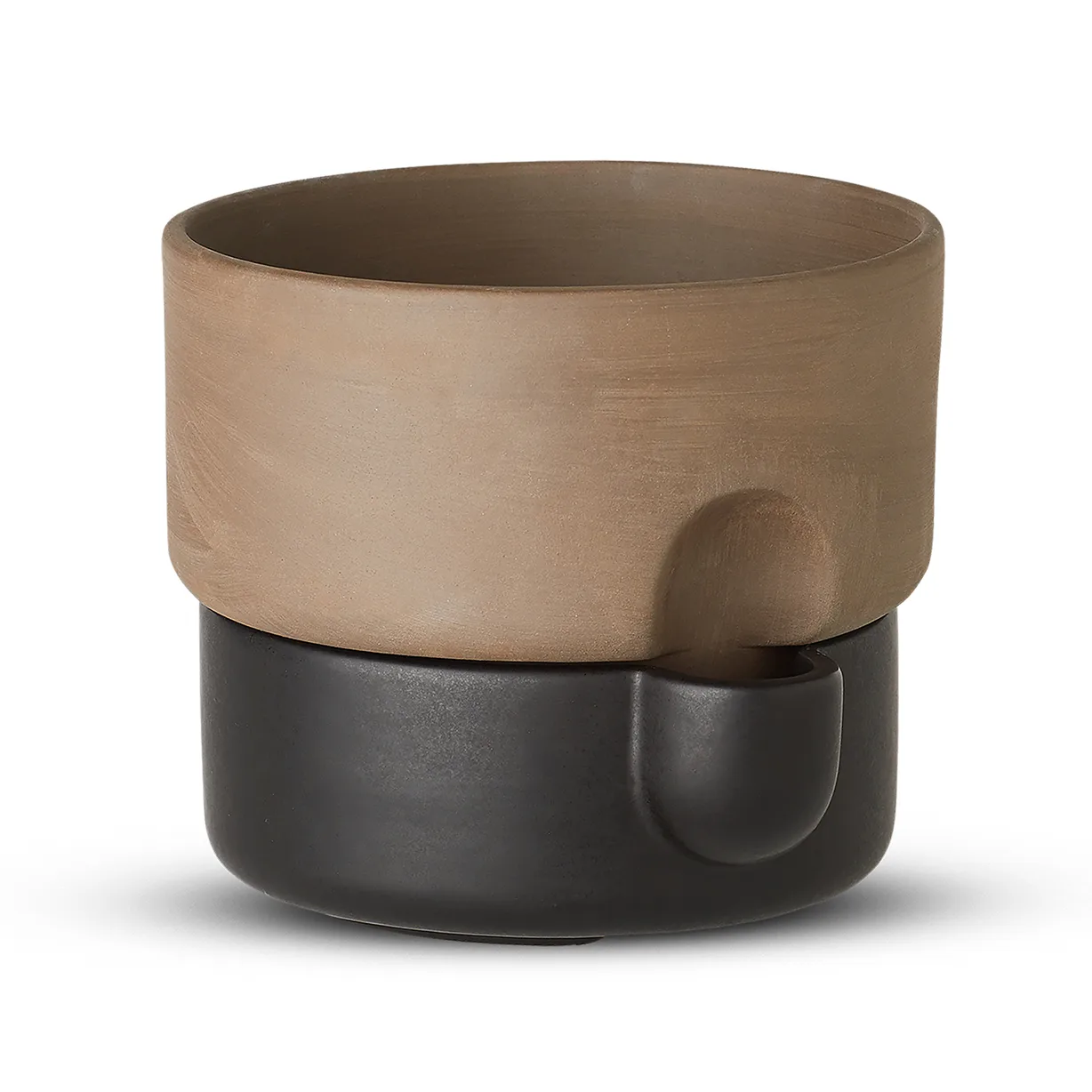 Oasis γλάστρα αυτοποτιζόμενη μικρή, Μαύρο Northern