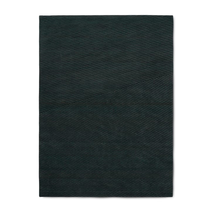 Row χαλί μεσαίο 170x240 cm - Σκούρο πράσινο - Northern