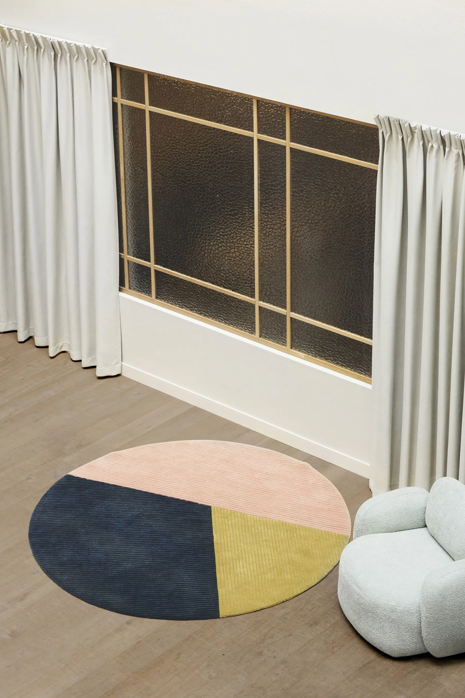 Row χαλί στρογγυλό Ø 200 cm., Trio Northern