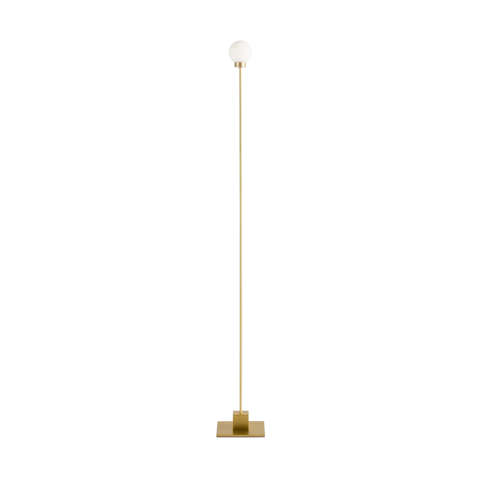 Snowball φωτιστικό δαπέδου 117 cm, Brass Northern