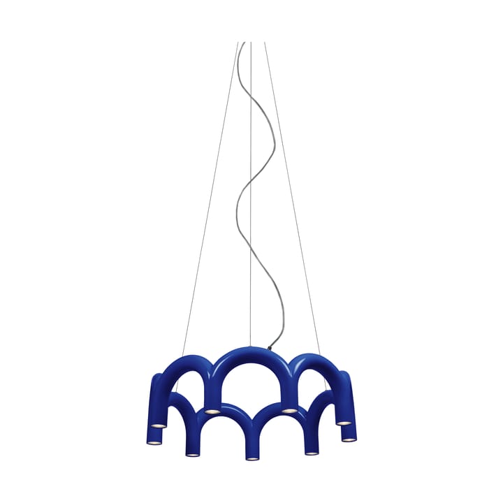 Κρεμαστό φωτιστικό Arch circle Ø76 cm - Blue - Oblure