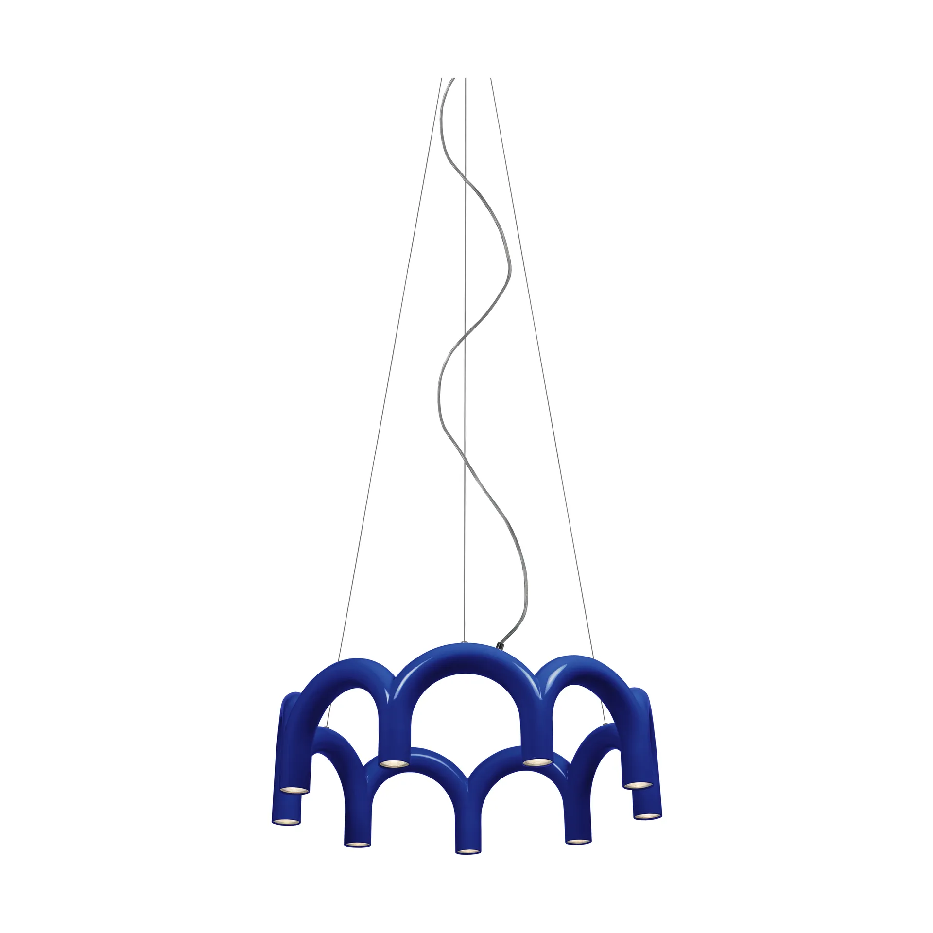Κρεμαστό φωτιστικό Arch circle, Blue, Ø76 cm Oblure