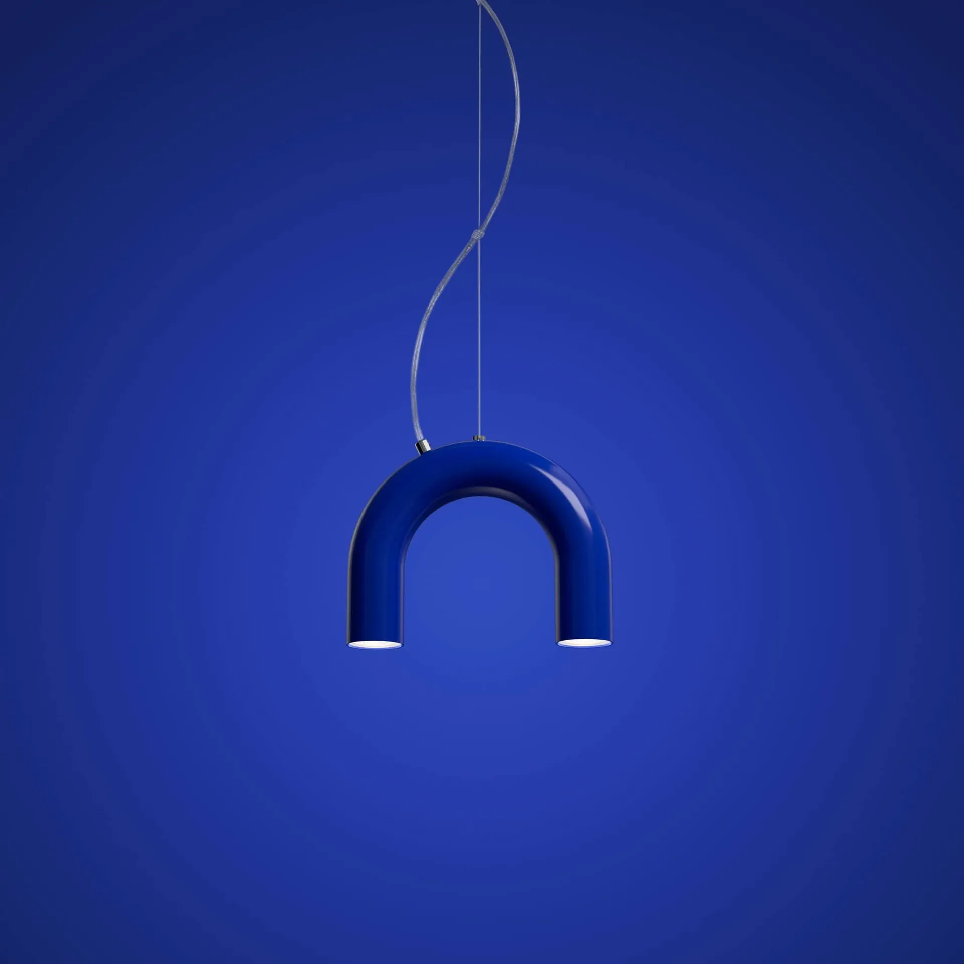 Arch single κρεμαστό φωτιστικό, Blue, 25,5 εκ. Oblure