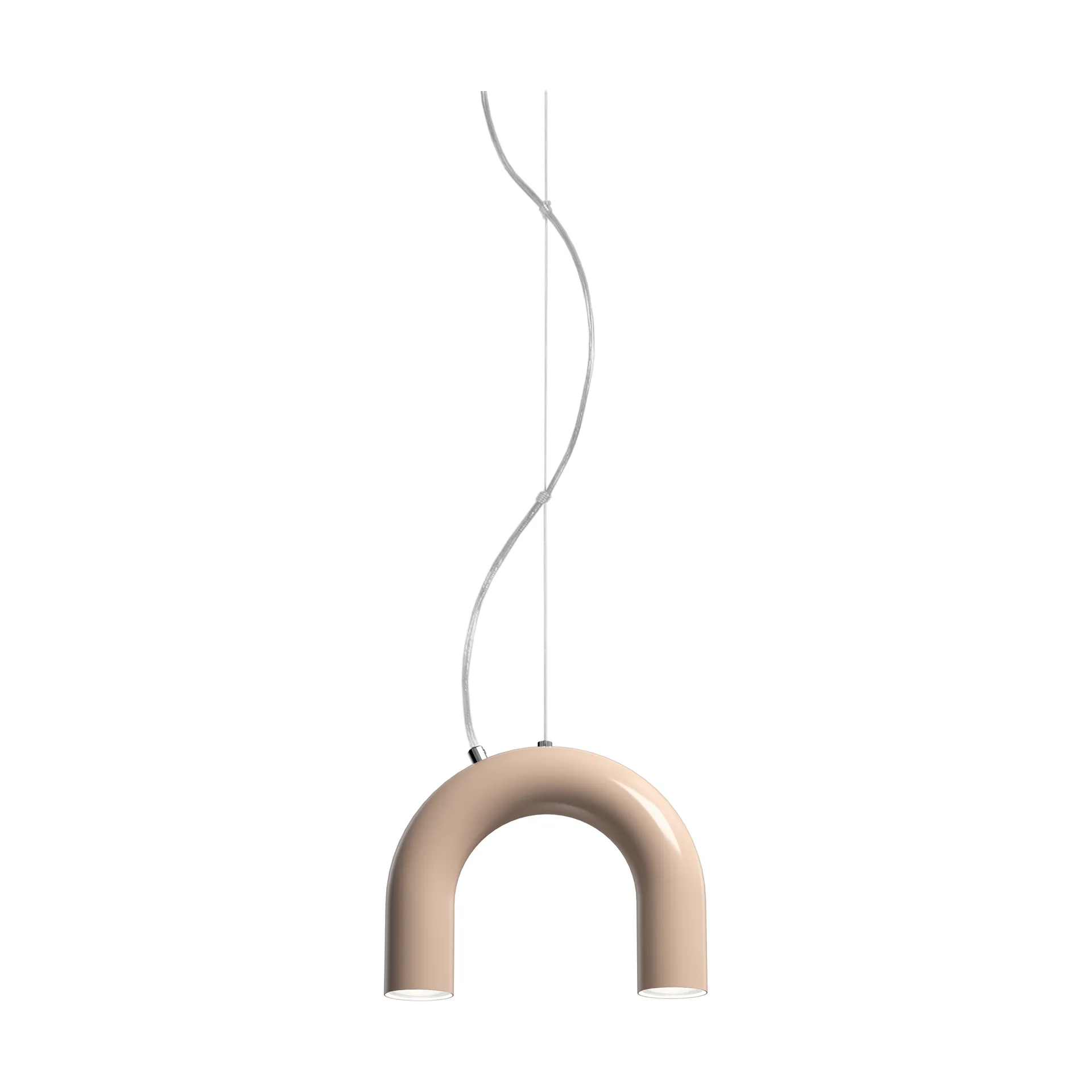 Arch single κρεμαστό φωτιστικό, Nude, 25,5 εκ. Oblure