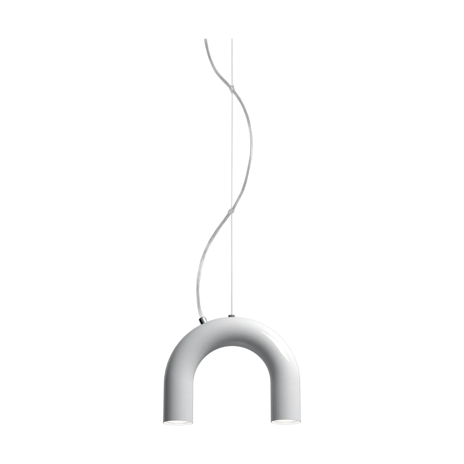 Arch single κρεμαστό φωτιστικό, White, 25,5 εκ. Oblure