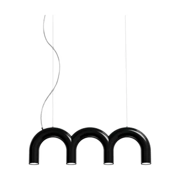 Arch triplette κρεμαστό φωτιστικό - Black, 65,6 εκ. - Oblure