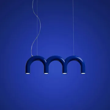 Arch triplette κρεμαστό φωτιστικό - Blue, 65,6 εκ. - Oblure