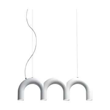 Arch triplette κρεμαστό φωτιστικό - White, 65,6 εκ. - Oblure
