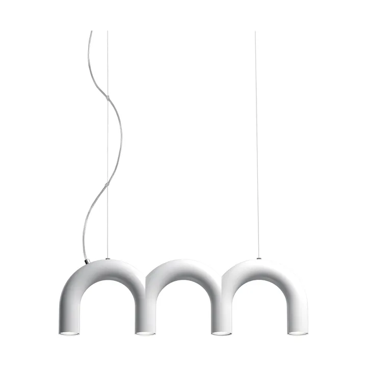 Arch triplette κρεμαστό φωτιστικό - White, 65,6 εκ. - Oblure