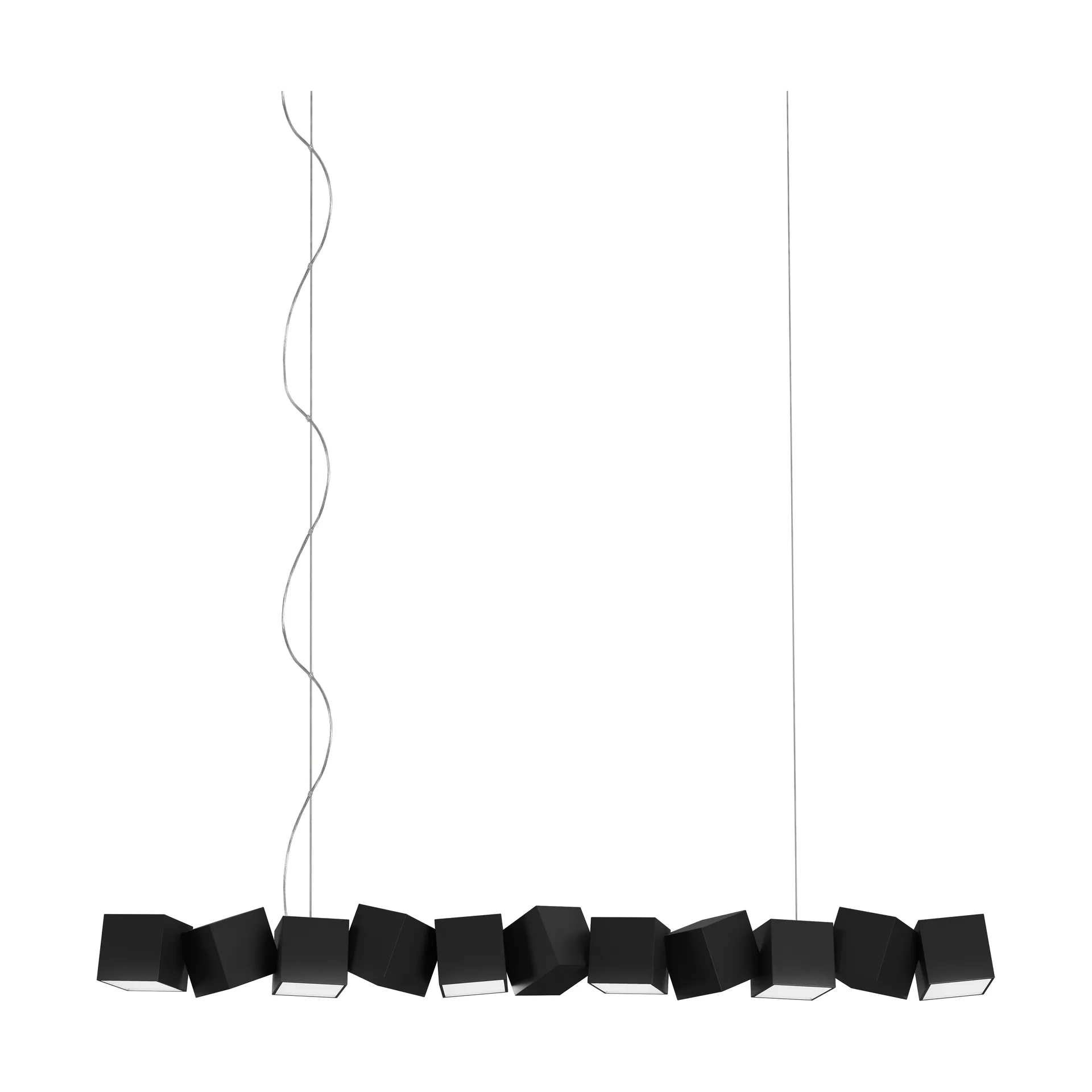 Blockchain system 11 κρεμαστό φωτιστικό, Black Oblure