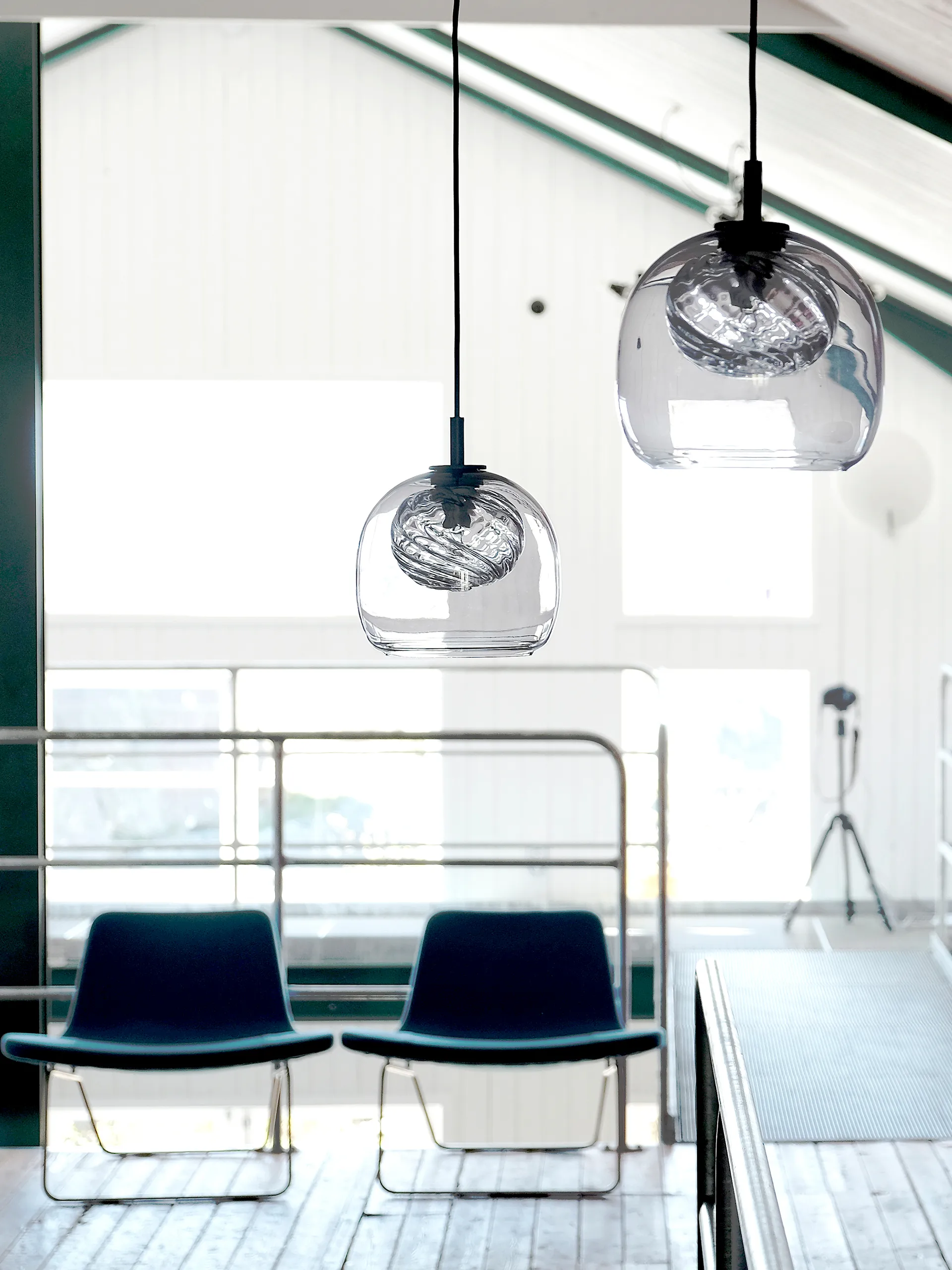 Κρεμαστό φωτιστικό Inside, Γκρι Oblure