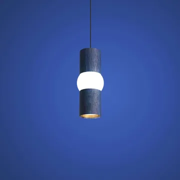 Lightbone κρεμαστό φωτιστικό - Μικρό 24 εκ., blue oak - Oblure