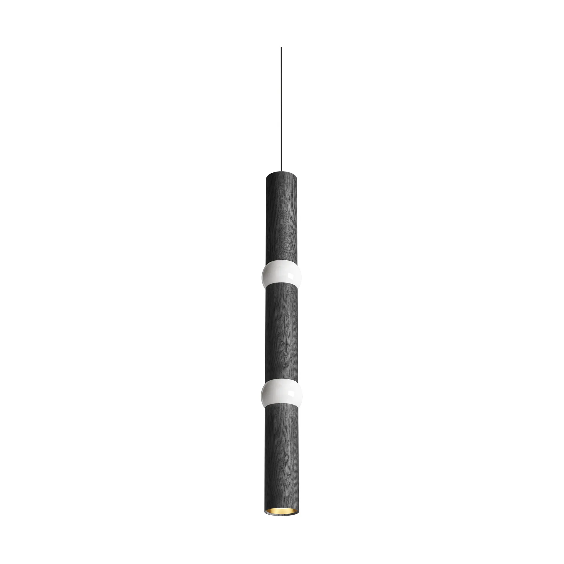 Lightbone κρεμαστό φωτιστικό, Large 83,6 εκ., black oak Oblure