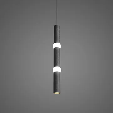 Lightbone κρεμαστό φωτιστικό - Large 83,6 εκ., black oak - Oblure