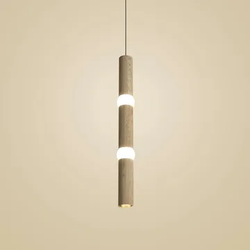 Lightbone κρεμαστό φωτιστικό - Large 83,6 εκ., φυσική δρυς - Oblure
