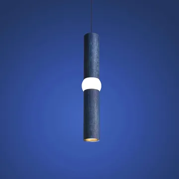 Lightbone κρεμαστό φωτιστικό - Medium 53,8 εκ., blue oak - Oblure