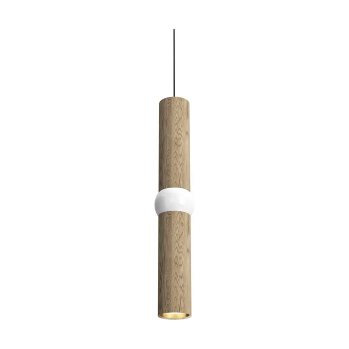 Lightbone κρεμαστό φωτιστικό - Medium 53,8 εκ., φυσική δρυς - Oblure