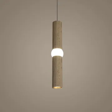 Lightbone κρεμαστό φωτιστικό - Medium 53,8 εκ., φυσική δρυς - Oblure