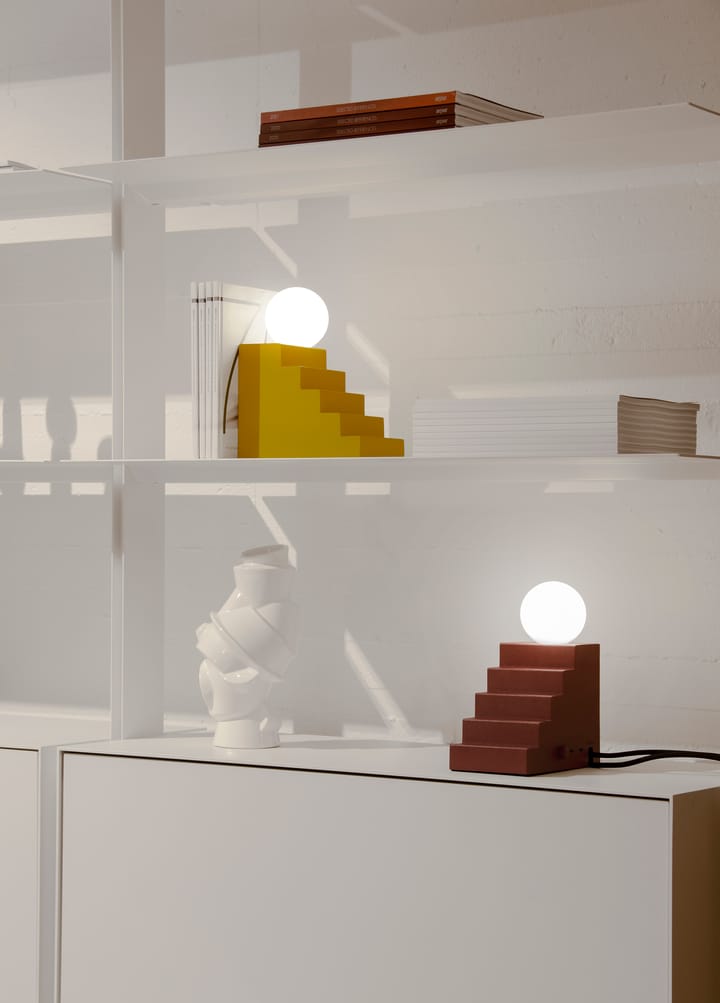 Επιτραπέζιο φωτιστικό Stair, Βαθύ κόκκινο Oblure
