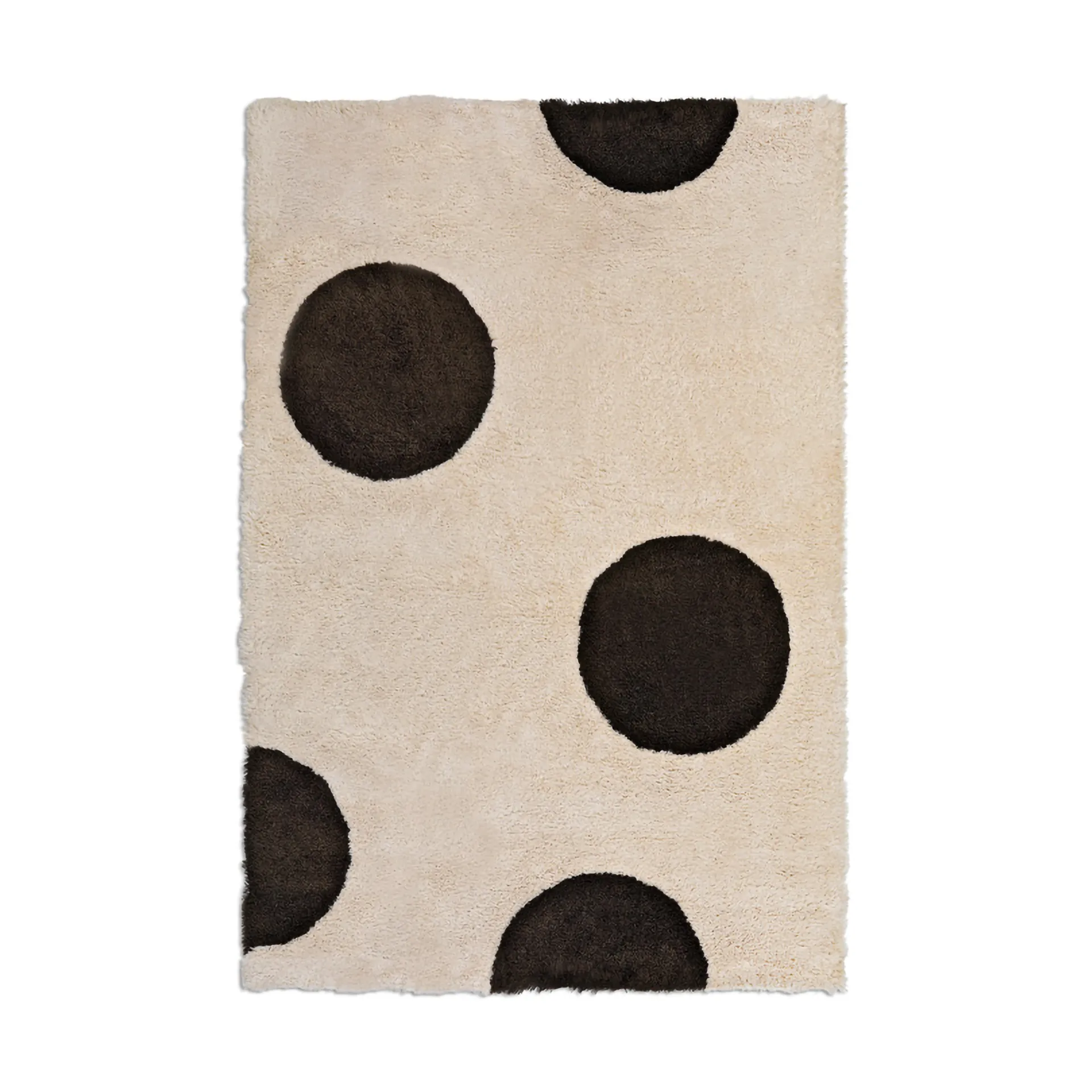 ODC Dot Big Scale μάλλινο χαλί κήπου, Beige brown, 170x240 cm Ogeborg
