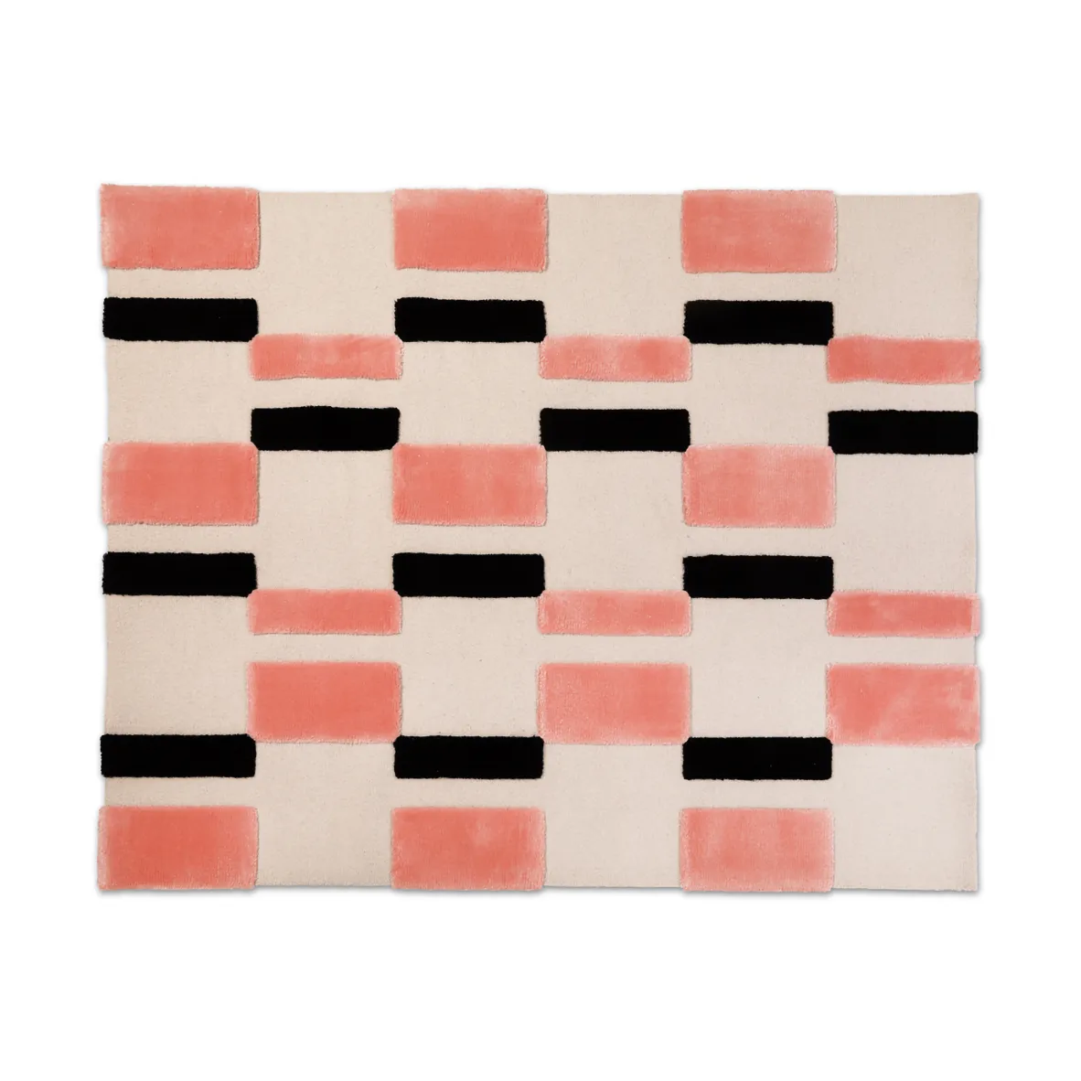 ODC Segment Rug Collection Irregular χαλί, Coral crush-cream-black, 120x200 cm Ogeborg