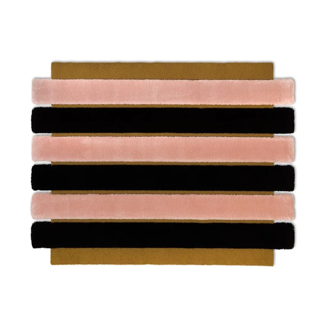 ODC Segment Rug Collection Stripe χαλί, Golden-blush-black, 200x300 cm Ogeborg